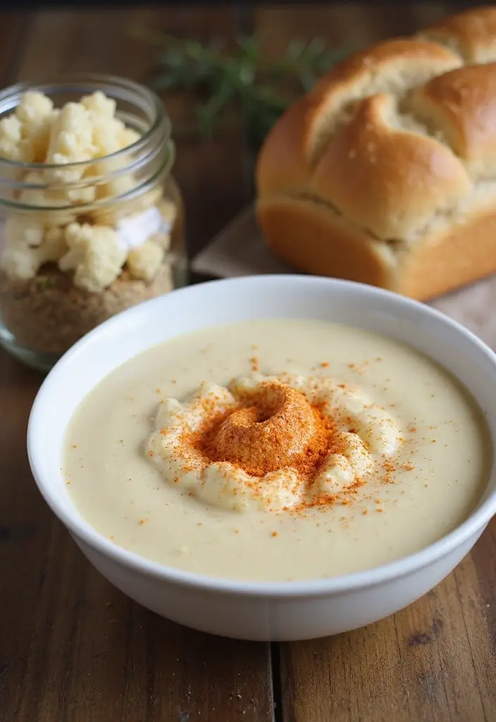 25 Mason Jar Dry Soup Mix Recipes for Meal Prep Lovers 58 25 Mason Jar Dry Soup Mix Recipes for Meal Prep Lovers - 10. Creamy Cauliflower Soup Mix