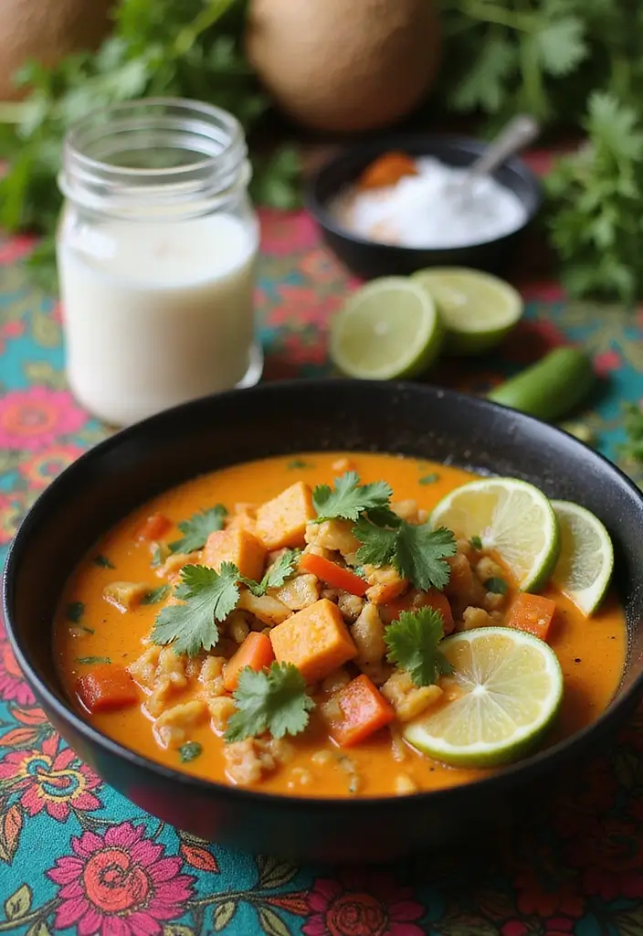 25 Mason Jar Dry Soup Mix Recipes for Meal Prep Lovers 86 25 Mason Jar Dry Soup Mix Recipes for Meal Prep Lovers - 14. Thai Coconut Curry Soup Mix