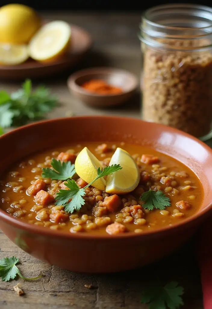 25 Mason Jar Dry Soup Mix Recipes for Meal Prep Lovers 100 25 Mason Jar Dry Soup Mix Recipes for Meal Prep Lovers - 16. Moroccan Lentil Soup Mix