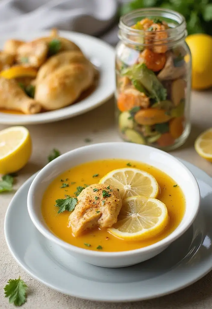 25 Mason Jar Dry Soup Mix Recipes for Meal Prep Lovers 112 25 Mason Jar Dry Soup Mix Recipes for Meal Prep Lovers - 18. Zesty Lemon Chicken Soup Mix