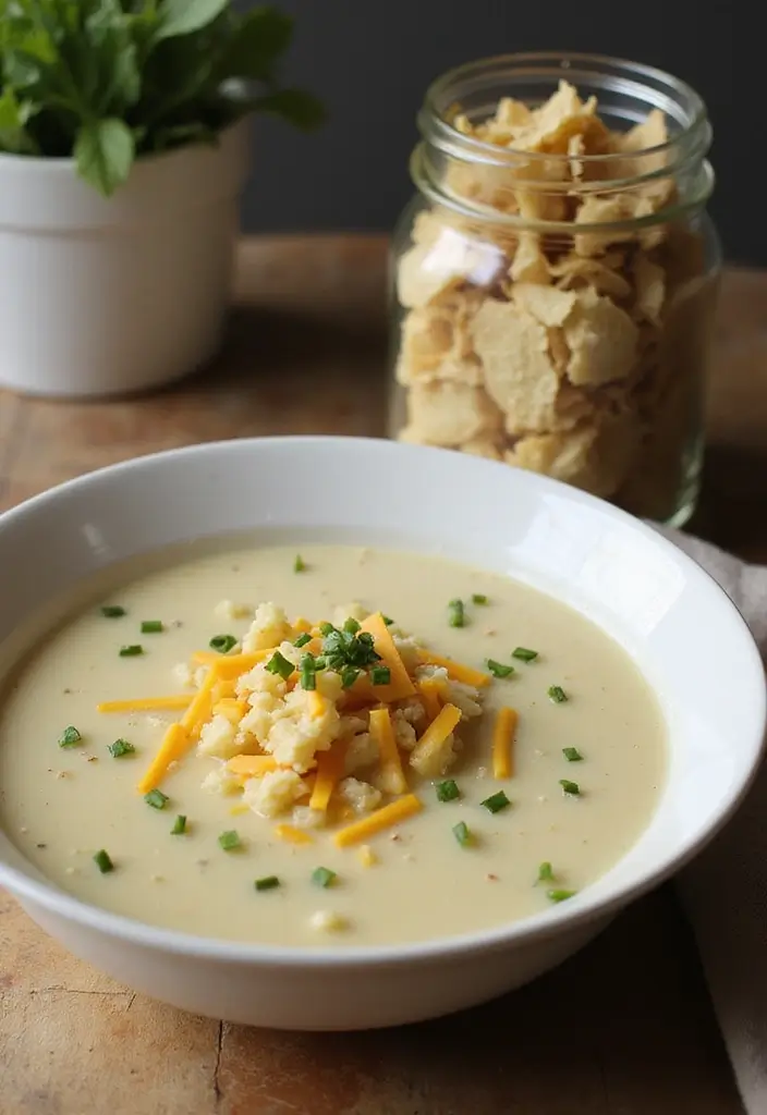 25 Mason Jar Dry Soup Mix Recipes for Meal Prep Lovers 8 25 Mason Jar Dry Soup Mix Recipes for Meal Prep Lovers - 2. Creamy Potato Soup Mix