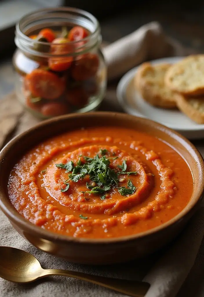 25 Mason Jar Dry Soup Mix Recipes for Meal Prep Lovers 126 25 Mason Jar Dry Soup Mix Recipes for Meal Prep Lovers - 20. Roasted Red Pepper and Tomato Soup Mix