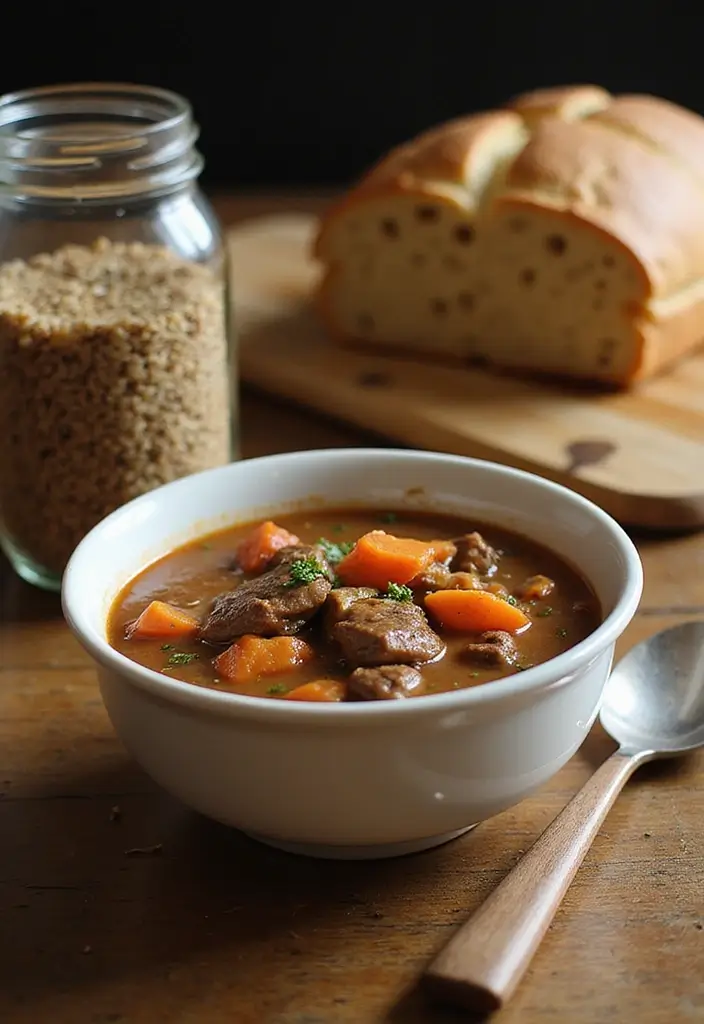 25 Mason Jar Dry Soup Mix Recipes for Meal Prep Lovers 15 25 Mason Jar Dry Soup Mix Recipes for Meal Prep Lovers - 3. Hearty Beef Barley Soup Mix