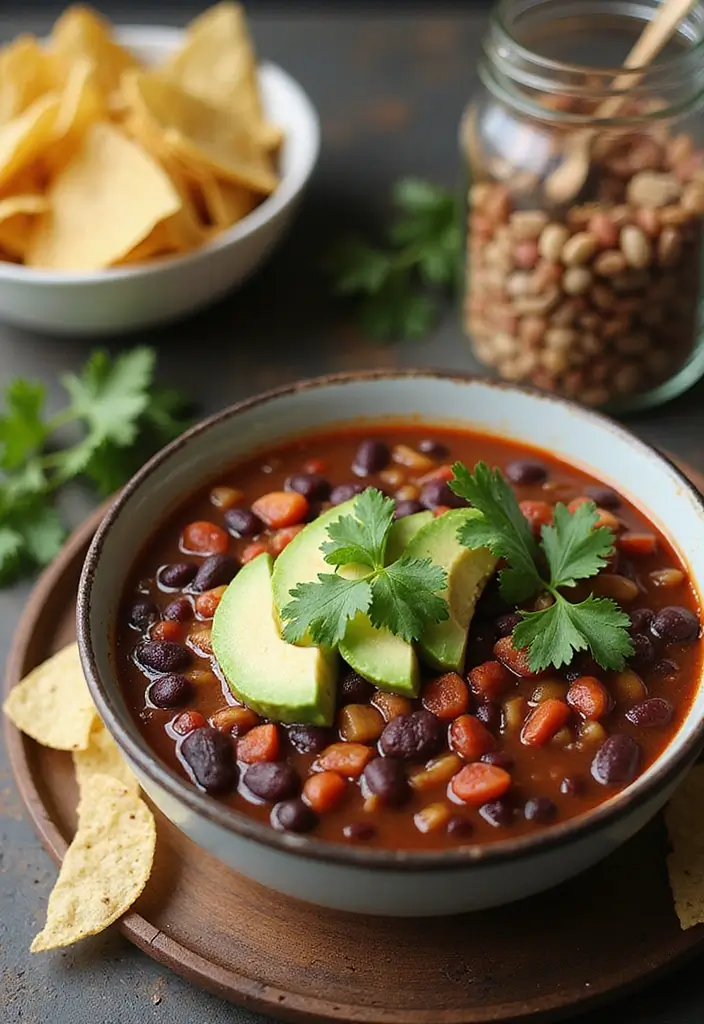 25 Mason Jar Dry Soup Mix Recipes for Meal Prep Lovers 22 25 Mason Jar Dry Soup Mix Recipes for Meal Prep Lovers - 4. Spicy Black Bean Soup Mix