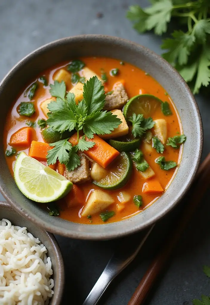 25 Old Fashioned Vegetable Soup Recipes from Scratch 78 25 Old Fashioned Vegetable Soup Recipes from Scratch - 12. Thai Coconut Vegetable Soup