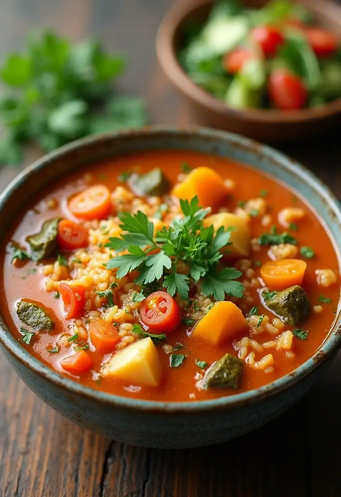 25 Old Fashioned Vegetable Soup Recipes from Scratch 99 25 Old Fashioned Vegetable Soup Recipes from Scratch - 15. Vegetable and Rice Soup