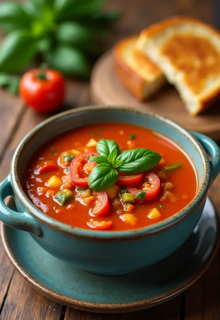 25 Old Fashioned Vegetable Soup Recipes from Scratch 8 25 Old Fashioned Vegetable Soup Recipes from Scratch - 2. Rustic Tomato and Vegetable Soup