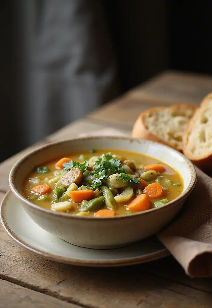 25 Old Fashioned Vegetable Soup Recipes from Scratch 132 25 Old Fashioned Vegetable Soup Recipes from Scratch - 20. Garlic Vegetable Soup
