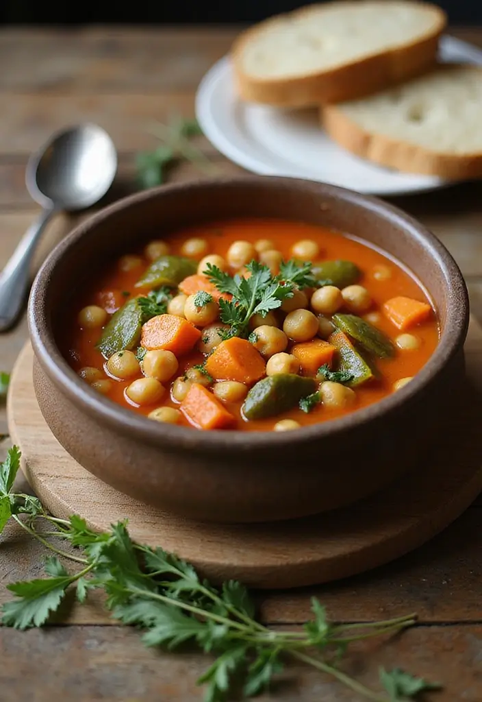 25 Old Fashioned Vegetable Soup Recipes from Scratch 167 25 Old Fashioned Vegetable Soup Recipes from Scratch - 25. Vegetable and Chickpea Soup