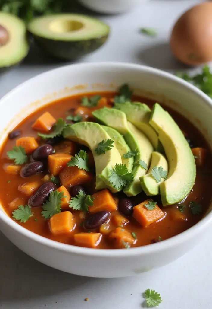 25 Old Fashioned Vegetable Soup Recipes from Scratch 43 25 Old Fashioned Vegetable Soup Recipes from Scratch - 7. Sweet Potato and Black Bean Soup