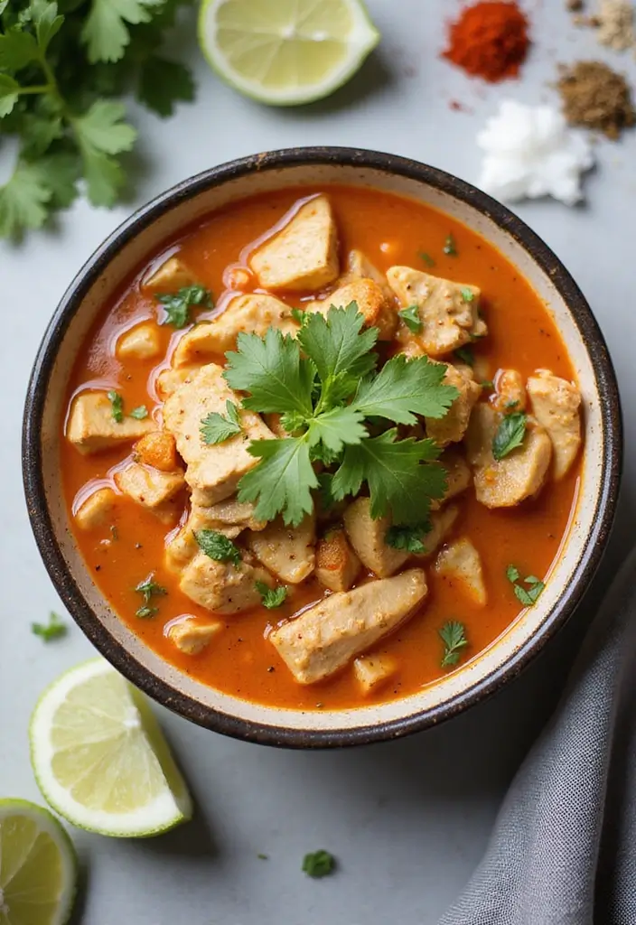 25 Optavia Lean and Green Chicken Enchilada Soup Recipes for 5&1 Plan 65 25 Optavia Lean and Green Chicken Enchilada Soup Recipes for 5&1 Plan - 11. Thai Coconut Chicken Enchilada Soup