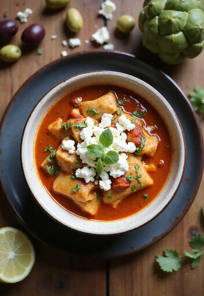 25 Optavia Lean and Green Chicken Enchilada Soup Recipes for 5&1 Plan 91 25 Optavia Lean and Green Chicken Enchilada Soup Recipes for 5&1 Plan - 15. Mediterranean Chicken Enchilada Soup