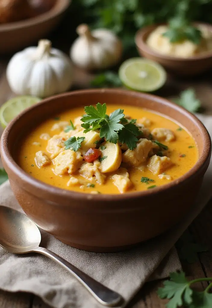 25 Optavia Lean and Green Chicken Enchilada Soup Recipes for 5&1 Plan 110 25 Optavia Lean and Green Chicken Enchilada Soup Recipes for 5&1 Plan - 18. Creamy Garlic Chicken Enchilada Soup