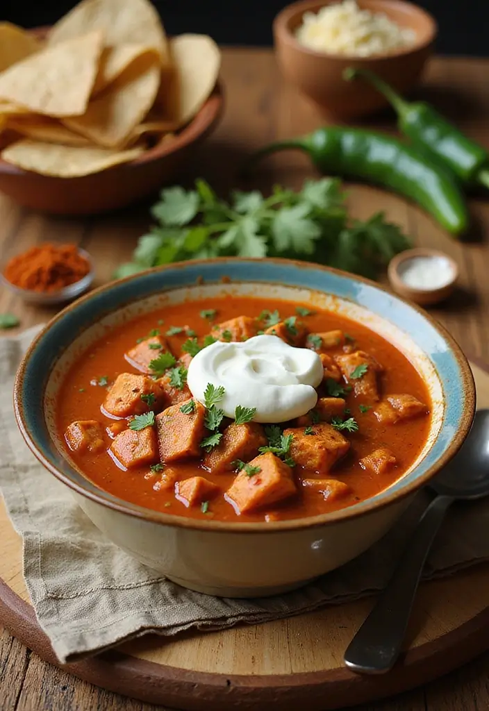 25 Optavia Lean and Green Chicken Enchilada Soup Recipes for 5&1 Plan 15 25 Optavia Lean and Green Chicken Enchilada Soup Recipes for 5&1 Plan - 3. Spicy Chipotle Chicken Enchilada Soup