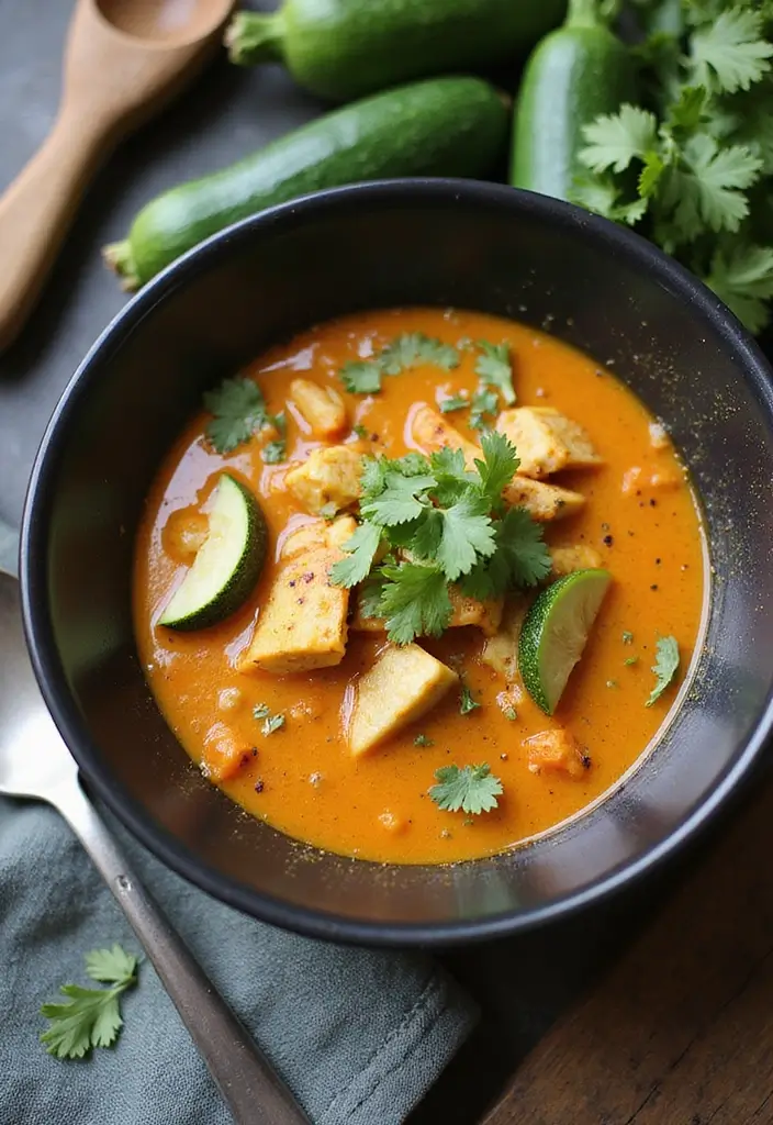25 Optavia Lean and Green Chicken Enchilada Soup Recipes for 5&1 Plan 22 25 Optavia Lean and Green Chicken Enchilada Soup Recipes for 5&1 Plan - 4. Zucchini and Chicken Enchilada Soup