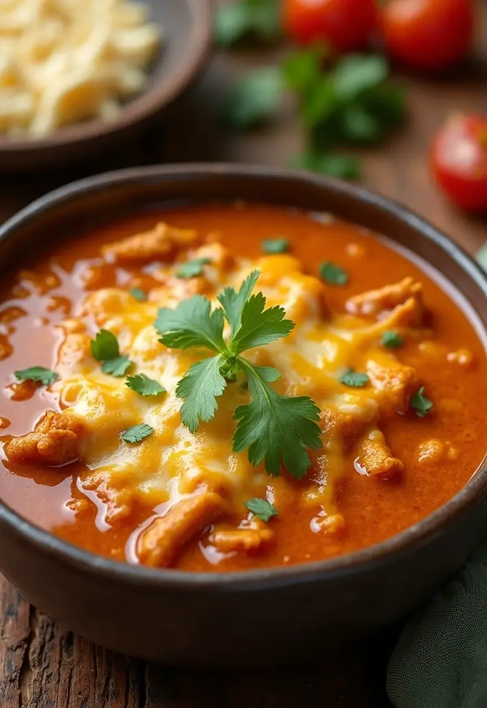 25 Optavia Lean and Green Chicken Enchilada Soup Recipes for 5&1 Plan 39 25 Optavia Lean and Green Chicken Enchilada Soup Recipes for 5&1 Plan - 7. Cheesy Chicken Enchilada Soup