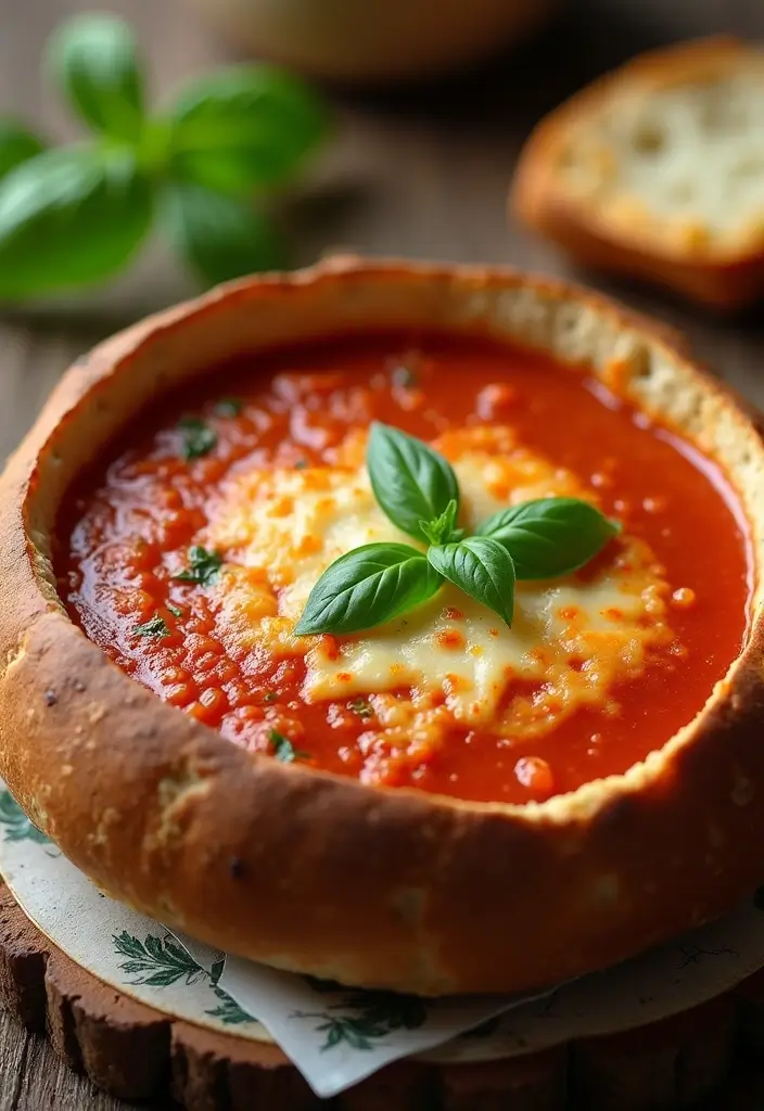 25 Recipes That Use Canned Tomato Soup for Quick Comfort Food 97 25 Recipes That Use Canned Tomato Soup for Quick Comfort Food - 15. Tomato Soup Bread Bowl