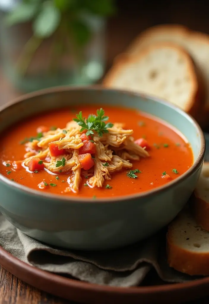 25 Recipes That Use Canned Tomato Soup for Quick Comfort Food 139 25 Recipes That Use Canned Tomato Soup for Quick Comfort Food - 21. Spicy Tomato Soup with Chicken