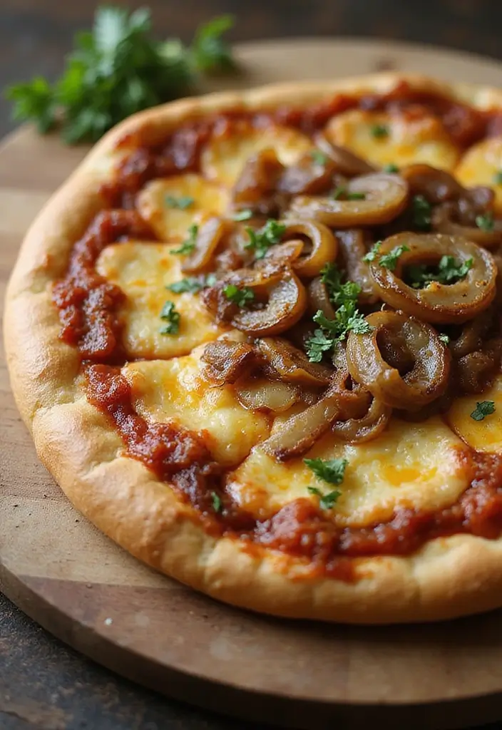 25 Recipes Using French Onion Soup for Delicious Dinners 83 25 Recipes Using French Onion Soup for Delicious Dinners - 13. French Onion Soup Pizza