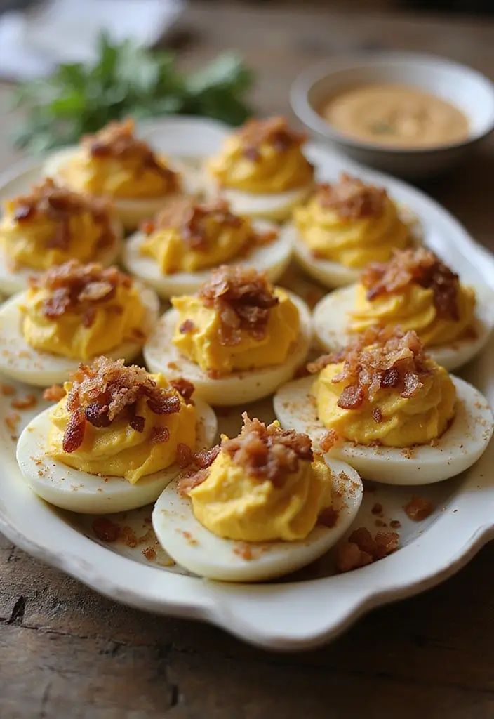 25 Recipes Using French Onion Soup for Delicious Dinners 90 25 Recipes Using French Onion Soup for Delicious Dinners - 14. French Onion Soup Deviled Eggs