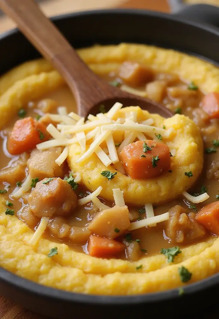 25 Recipes Using French Onion Soup for Delicious Dinners 118 25 Recipes Using French Onion Soup for Delicious Dinners - 18. French Onion Soup Polenta