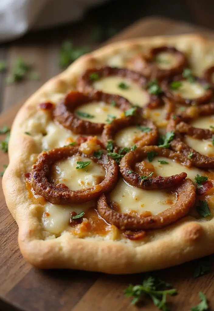 25 Recipes Using French Onion Soup for Delicious Dinners 125 25 Recipes Using French Onion Soup for Delicious Dinners - 19. French Onion Soup Flatbread