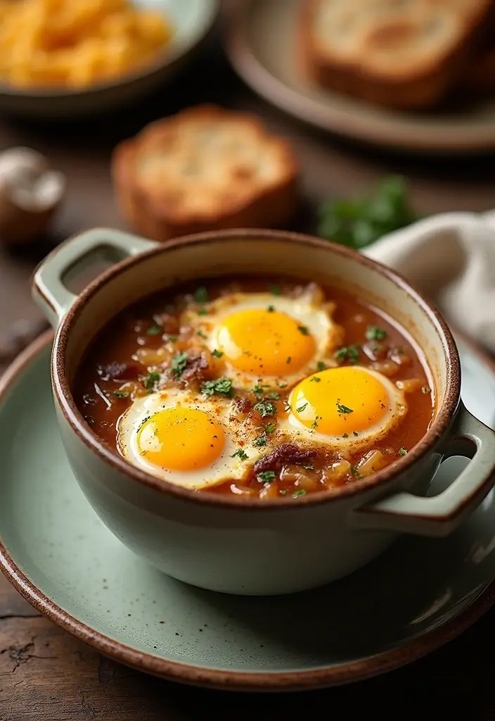 25 Recipes Using French Onion Soup for Delicious Dinners 154 25 Recipes Using French Onion Soup for Delicious Dinners - 24. French Onion Soup Breakfast Bowl