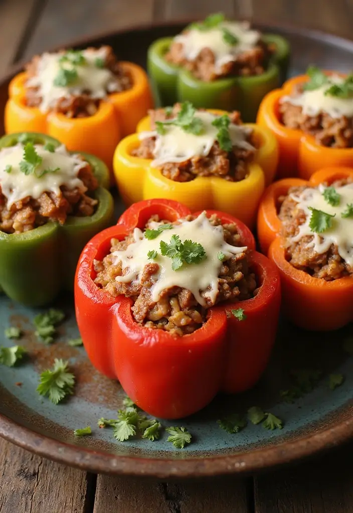 25 Recipes Using French Onion Soup for Delicious Dinners 43 25 Recipes Using French Onion Soup for Delicious Dinners - 7. French Onion Soup Stuffed Peppers