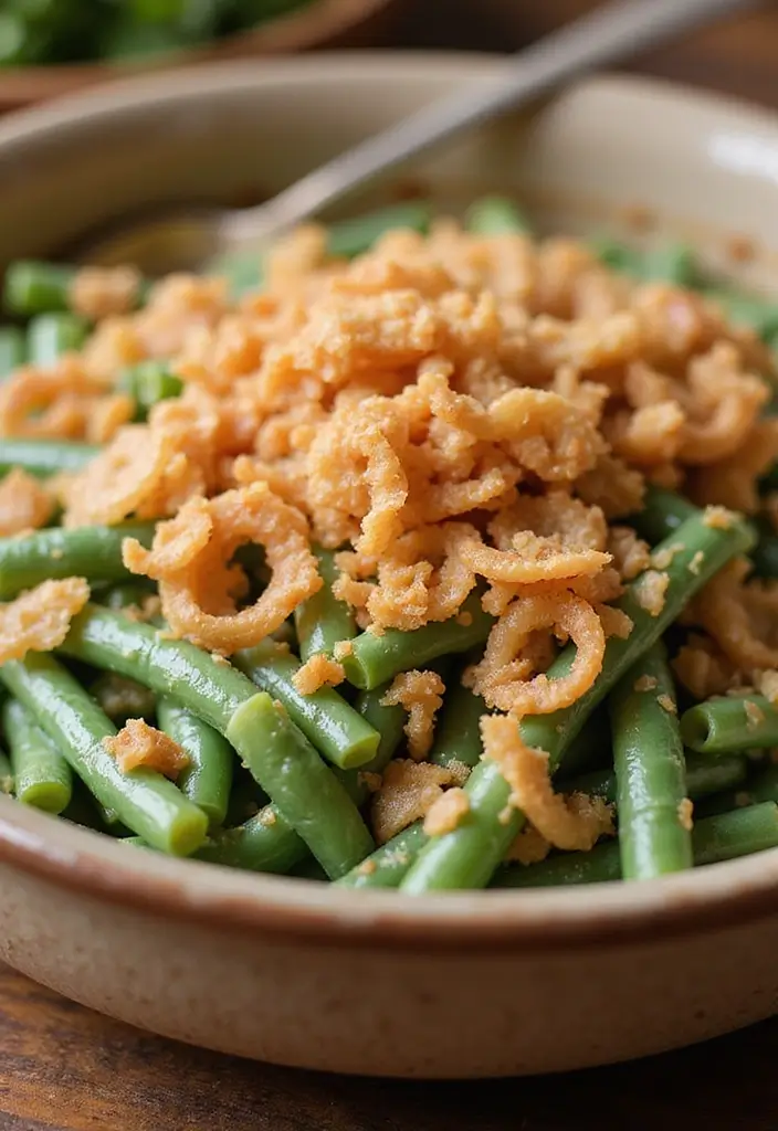 25 Recipes Using Lipton Onion Soup Mix for Easy Flavor - 6. Lipton Onion Soup Green Bean Casserole