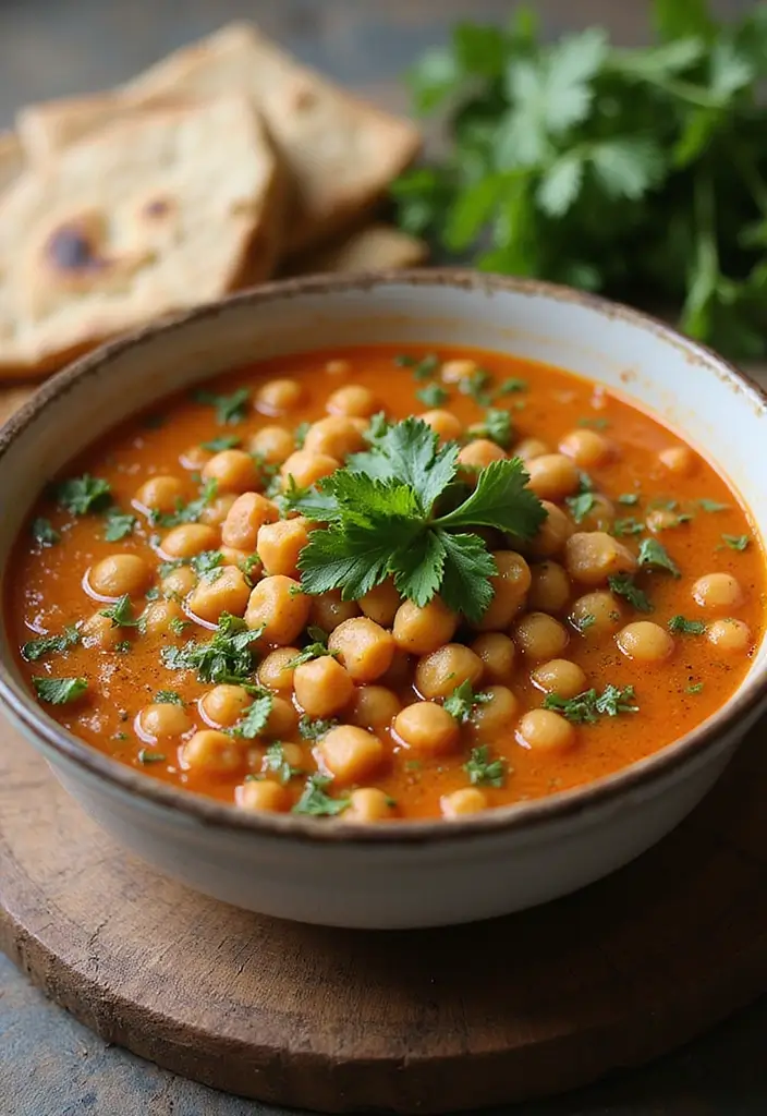 25 Vegetarian Soup and Stew Recipes for Every Season 67 25 Vegetarian Soup and Stew Recipes for Every Season - 11. Mediterranean Chickpea Soup