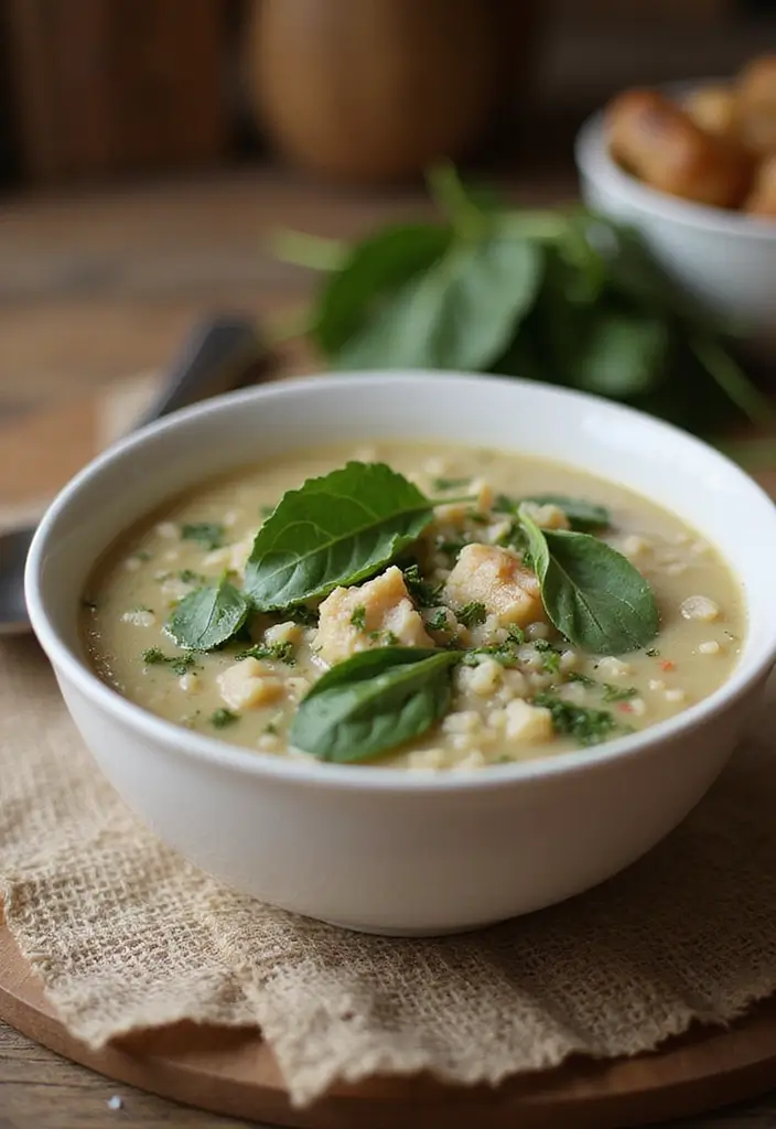 25 Vegetarian Soup and Stew Recipes for Every Season 116 25 Vegetarian Soup and Stew Recipes for Every Season - 18. Creamy Wild Rice Soup