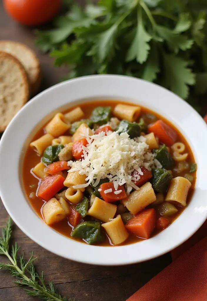 25 Vegetarian Soup and Stew Recipes for Every Season 20 25 Vegetarian Soup and Stew Recipes for Every Season - 4. Classic Minestrone