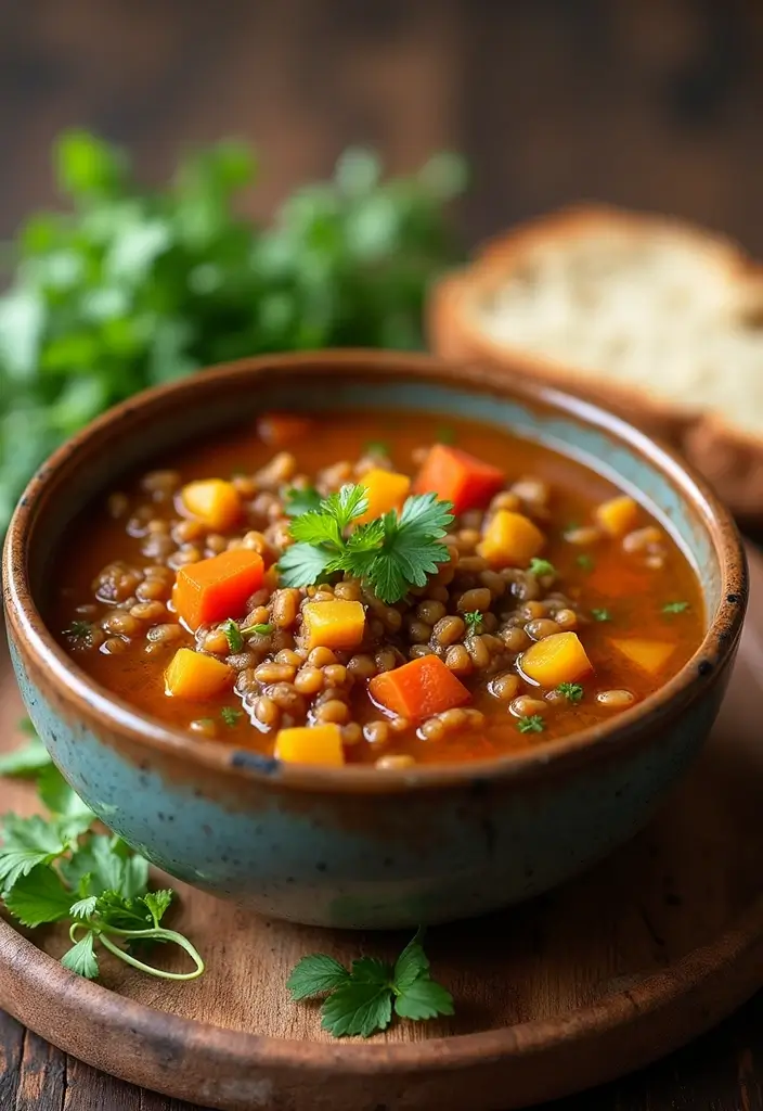 26 Gluten Free Lentil Soup Recipes Packed with Protein 1 26 Gluten Free Lentil Soup Recipes Packed with Protein - 1. Classic Vegan Lentil Soup