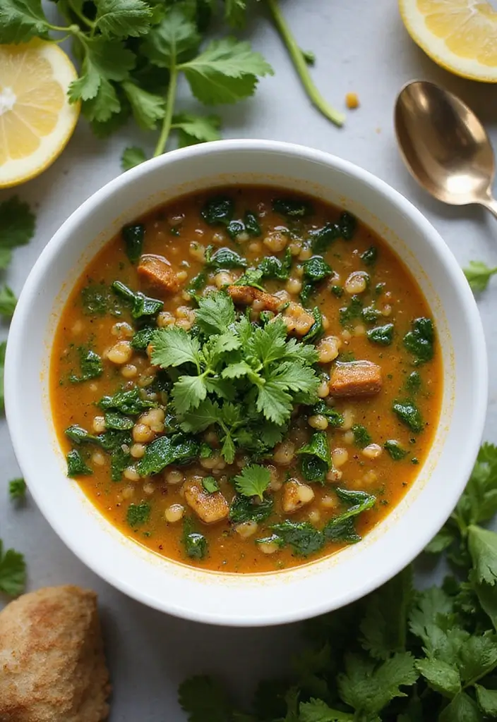 26 Gluten Free Lentil Soup Recipes Packed with Protein 110 26 Gluten Free Lentil Soup Recipes Packed with Protein - 18. Lentil and Spinach Soup