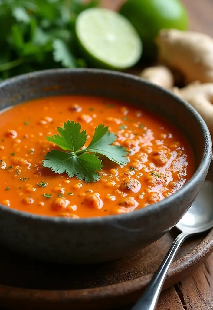 26 Gluten Free Lentil Soup Recipes Packed with Protein 8 26 Gluten Free Lentil Soup Recipes Packed with Protein - 2. Spicy Thai Lentil Soup