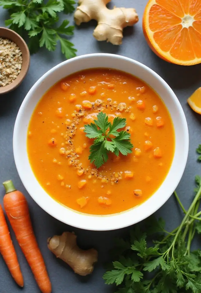 26 Gluten Free Lentil Soup Recipes Packed with Protein 138 26 Gluten Free Lentil Soup Recipes Packed with Protein - 22. Ginger Carrot Lentil Soup
