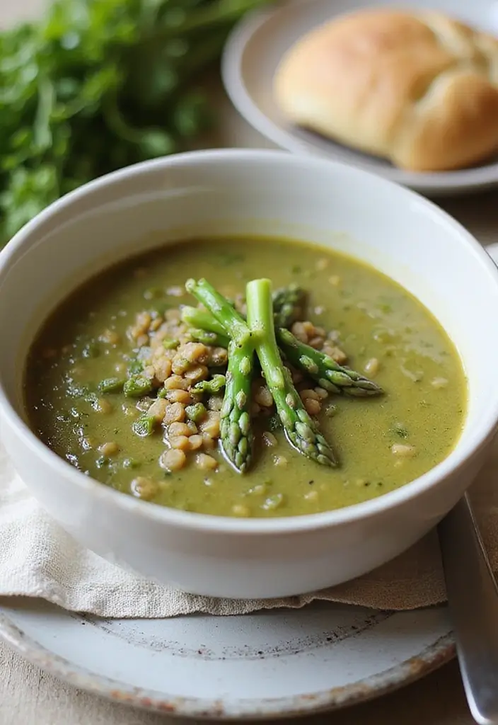 26 Gluten Free Lentil Soup Recipes Packed with Protein 143 26 Gluten Free Lentil Soup Recipes Packed with Protein - 23. Lentil and Asparagus Soup