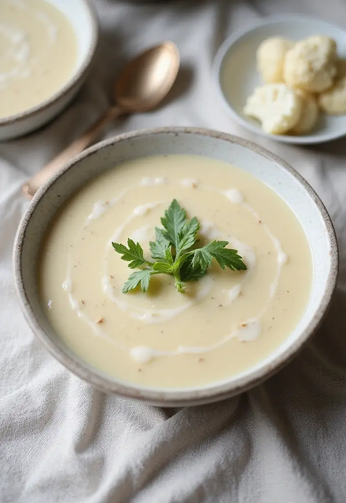 26 Instant Pot Healthy Soup Recipes for Clean Eating 58 26 Instant Pot Healthy Soup Recipes for Clean Eating - 10. Creamy Cauliflower Soup