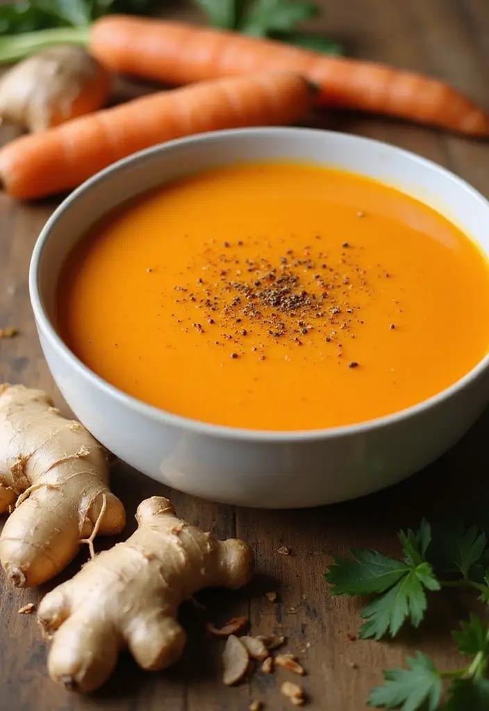 26 Instant Pot Healthy Soup Recipes for Clean Eating 112 26 Instant Pot Healthy Soup Recipes for Clean Eating - 18. Carrot and Ginger Soup