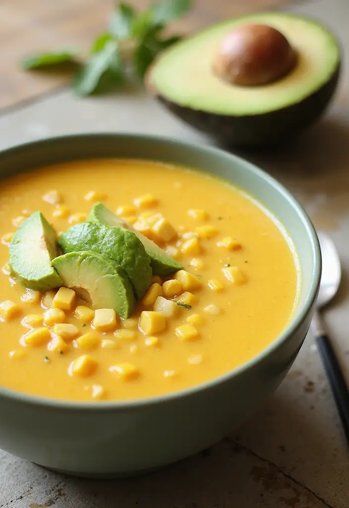26 Instant Pot Healthy Soup Recipes for Clean Eating 124 26 Instant Pot Healthy Soup Recipes for Clean Eating - 20. Sweet Corn and Avocado Soup