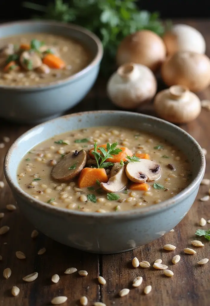 26 Instant Pot Healthy Soup Recipes for Clean Eating 157 26 Instant Pot Healthy Soup Recipes for Clean Eating - 25. Mushroom Barley Soup