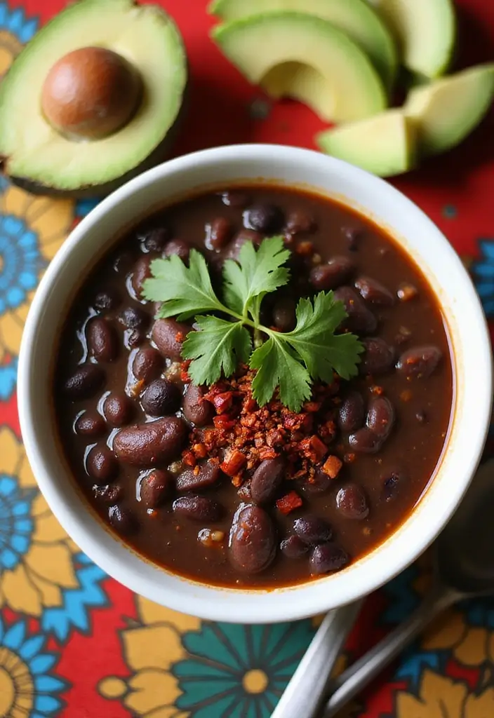 26 Instant Pot Healthy Soup Recipes for Clean Eating 13 26 Instant Pot Healthy Soup Recipes for Clean Eating - 3. Spicy Black Bean Soup