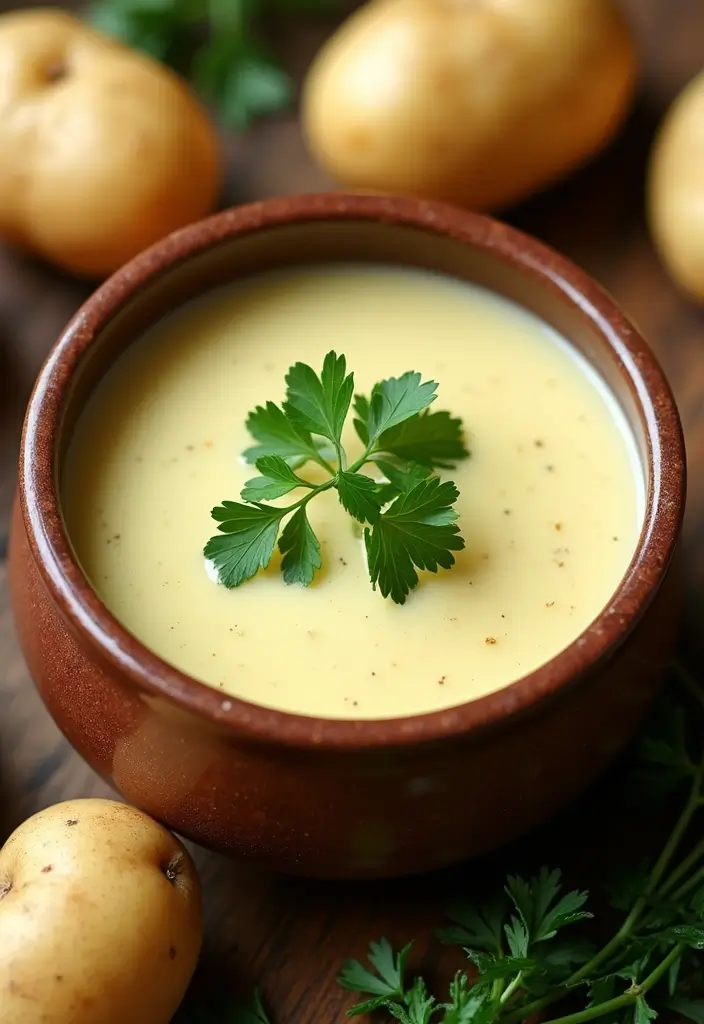 26 Instant Pot Healthy Soup Recipes for Clean Eating 18 26 Instant Pot Healthy Soup Recipes for Clean Eating - 4. Creamy Vegan Potato Soup
