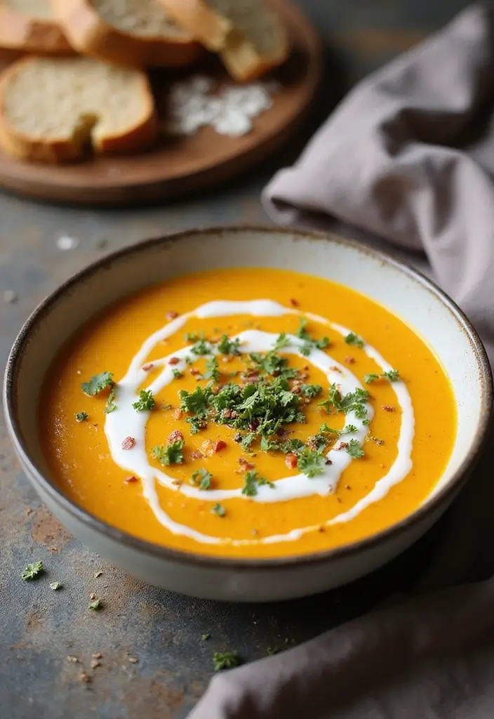 26 Instant Pot Healthy Soup Recipes for Clean Eating 32 26 Instant Pot Healthy Soup Recipes for Clean Eating - 6. Curried Butternut Squash Soup