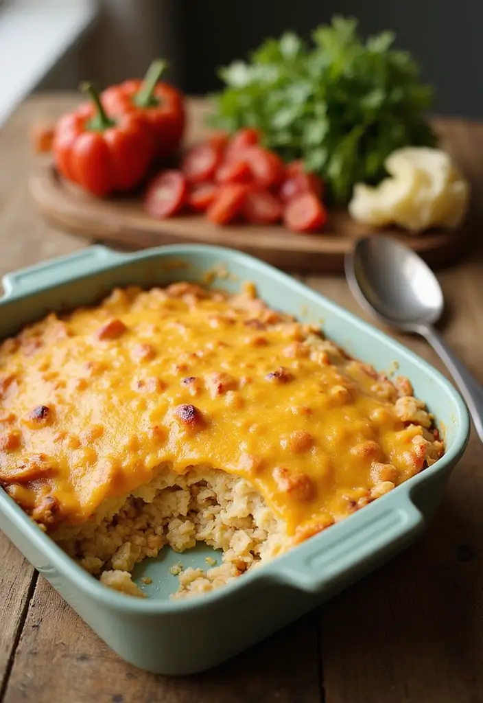 26 Recipes with Canned Cheddar Cheese Soup That Taste Homemade 1 26 Recipes with Canned Cheddar Cheese Soup That Taste Homemade - 1. Cheesy Chicken and Rice Casserole