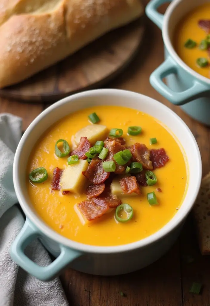 26 Recipes with Canned Cheddar Cheese Soup That Taste Homemade 29 26 Recipes with Canned Cheddar Cheese Soup That Taste Homemade - 5. Cheddar Cheese Soup with Bacon and Potatoes