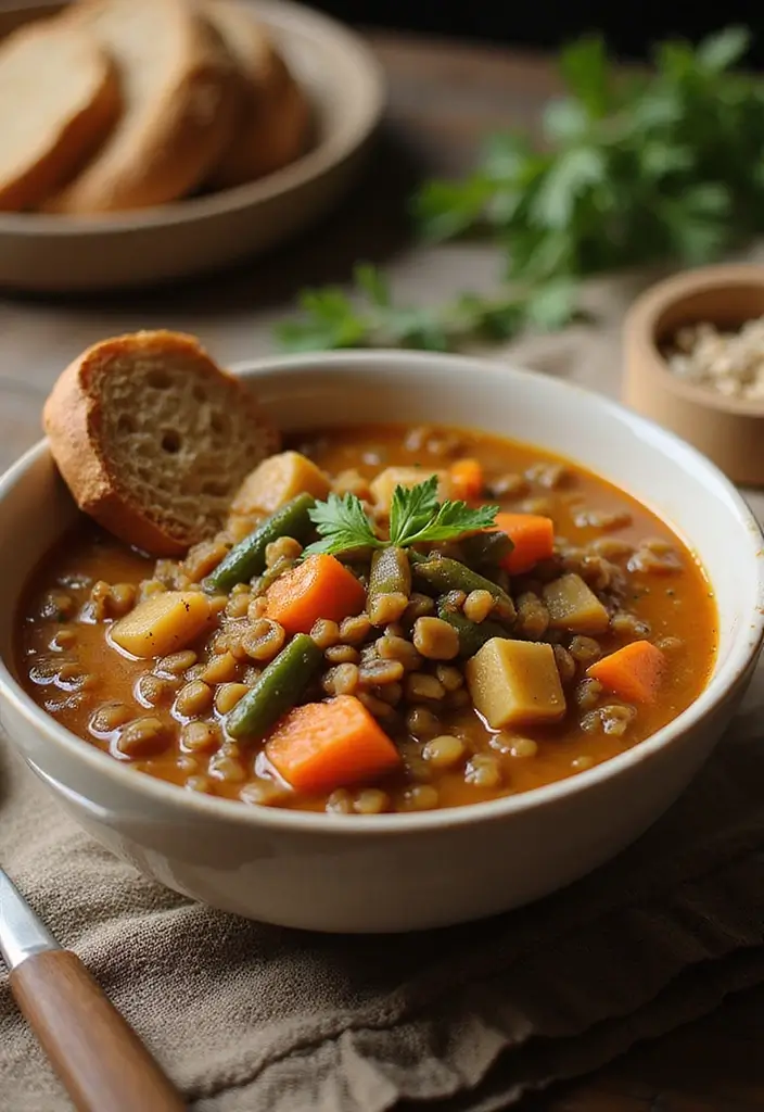 26 Whole Food Plant Based Soup Recipes Full of Flavor 8 26 Whole Food Plant Based Soup Recipes Full of Flavor - 2. Hearty Lentil Soup