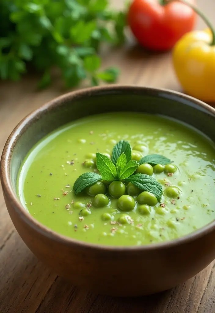26 Whole Food Plant Based Soup Recipes Full of Flavor 163 26 Whole Food Plant Based Soup Recipes Full of Flavor - 25. Savory Pea Soup
