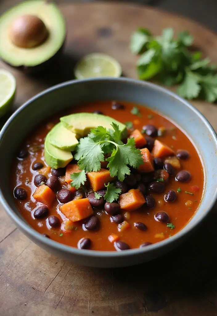 26 Whole Food Plant Based Soup Recipes Full of Flavor 22 26 Whole Food Plant Based Soup Recipes Full of Flavor - 4. Spicy Black Bean Soup