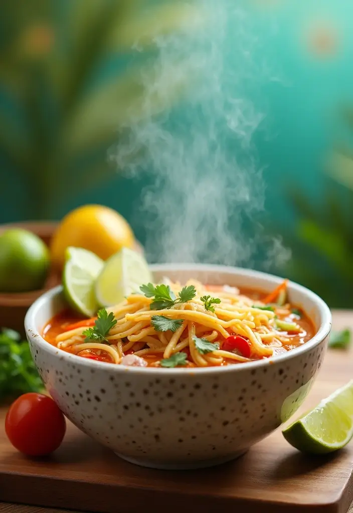 26 Whole Food Plant Based Soup Recipes Full of Flavor 46 26 Whole Food Plant Based Soup Recipes Full of Flavor - 8. Thai Coconut Noodle Soup